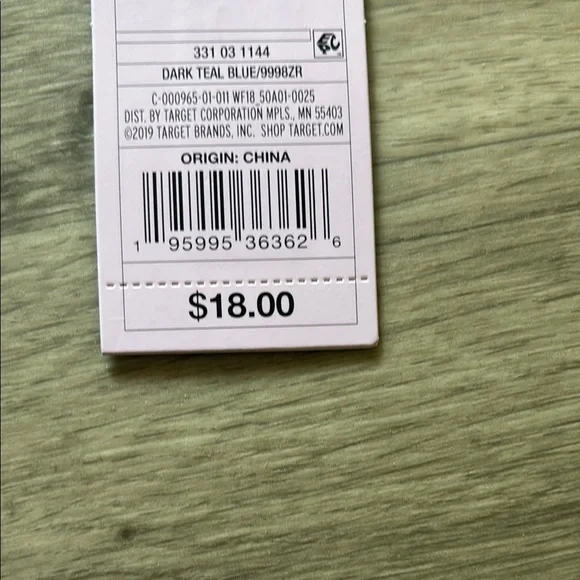 Wild Fable Turquoise and Cream Striped Knit Top - Picture 3 of 4